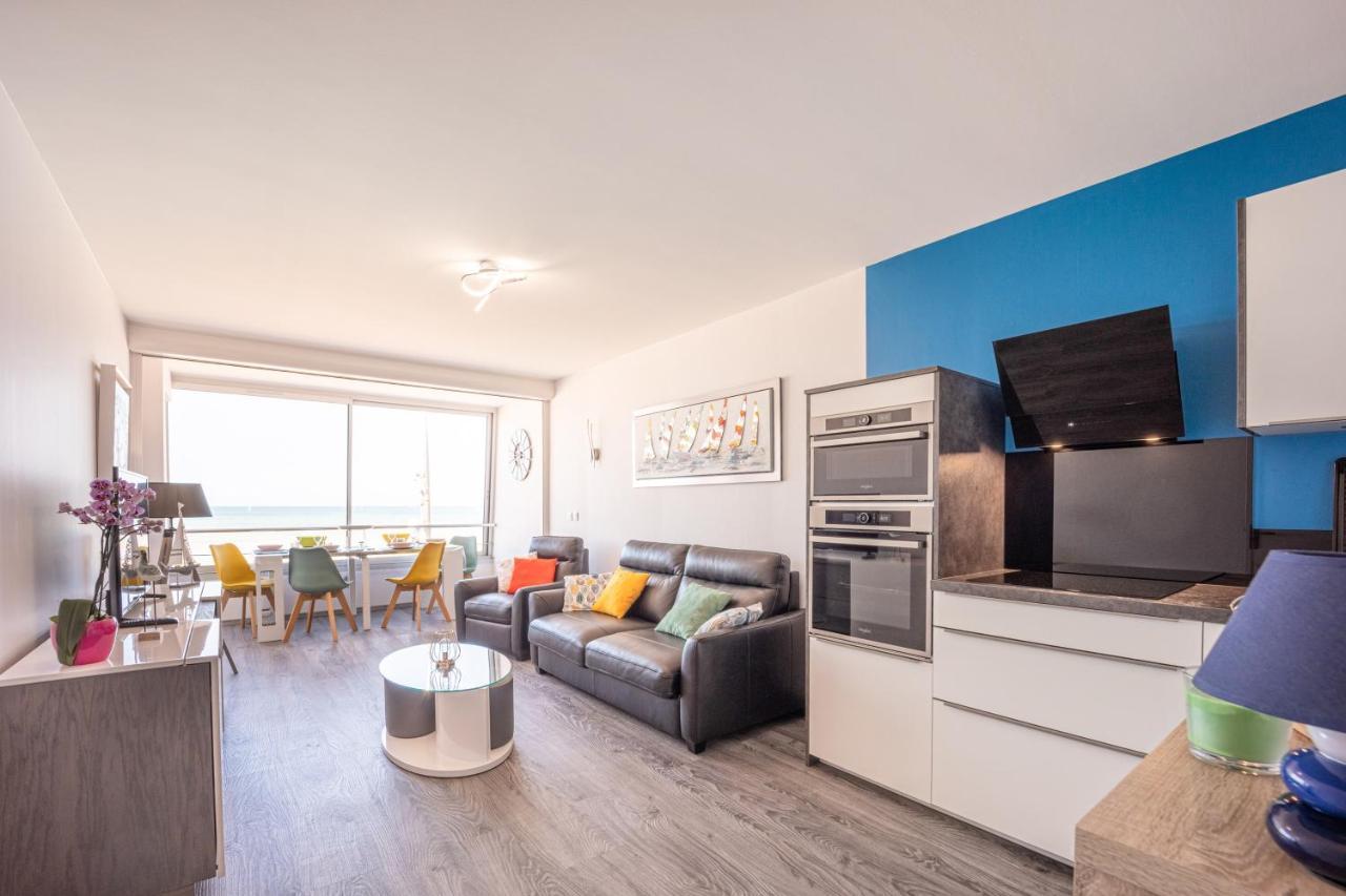 Les Vagues Apartment Courseulles-sur-Mer Luaran gambar